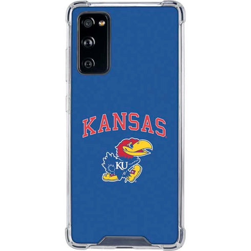 University of Kansas Collegiate Text Galaxy S20 FE Clear Case